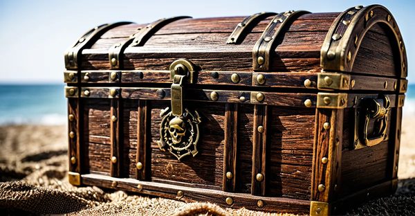 Coffre trésor pirate en bois : l'accessoire idéal pour vos scènes d'aventure